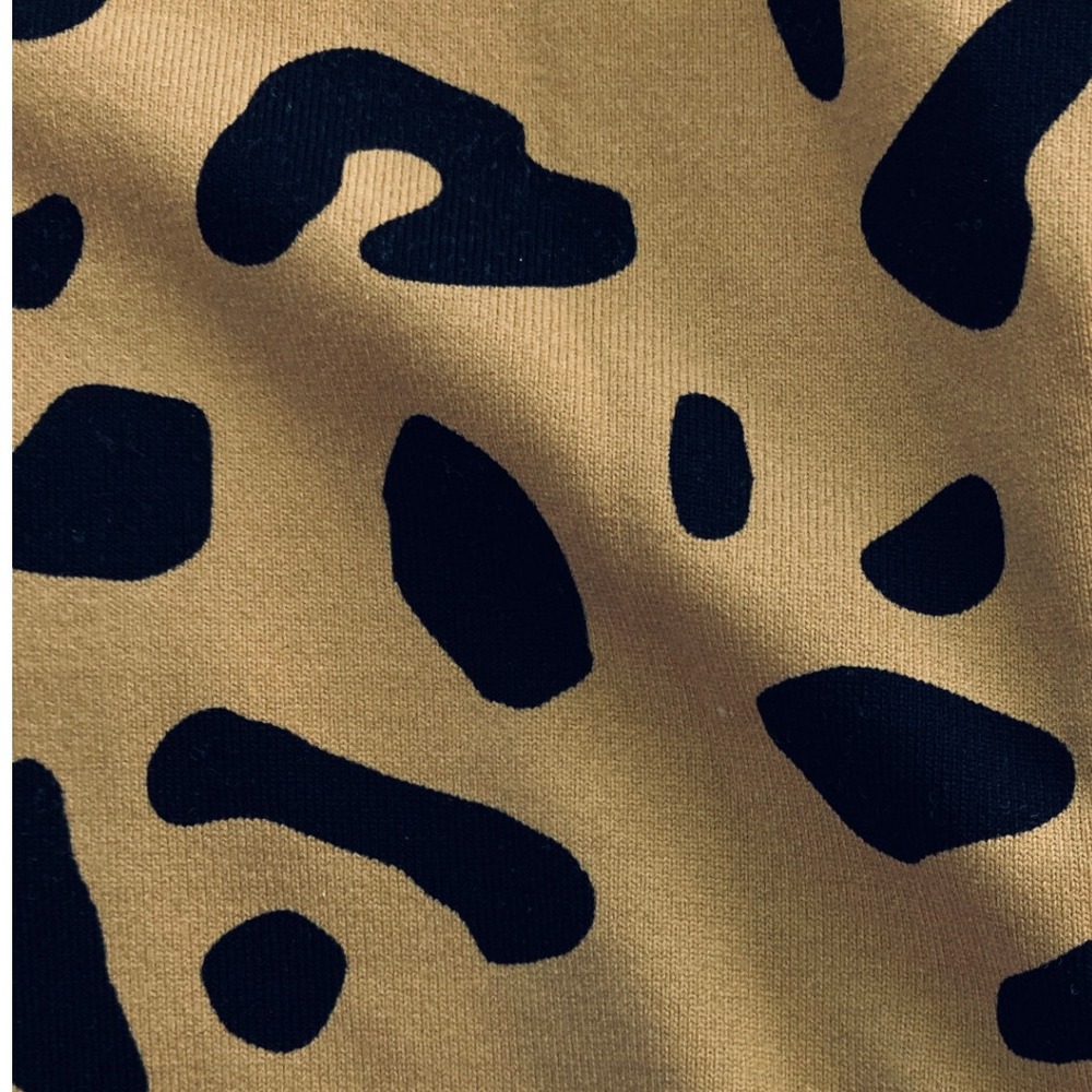 J. McLaughlin Cheetah Print Blouse Catalina Cloth 3/4 Sleeve Caramel (Size L) - Picture 6 of 11